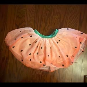Watermelon toddler tutu skirt